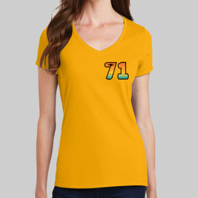 Women's Fan Favorite V Neck Tee - Pocket 71 Thumbnail
