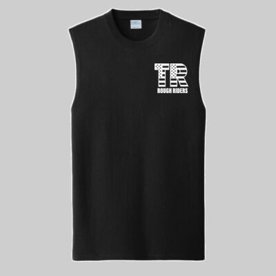 Core Cotton Sleeveless Tee - Pocket TR - White Thumbnail