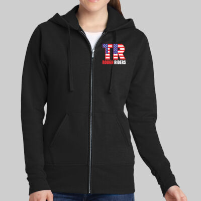 Women's Core Fleece Full Zip Hooded Sweatshirt - Pocket TR - Color Thumbnail
