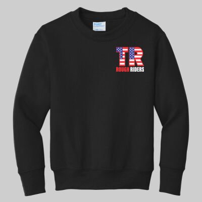 Youth Core Fleece Crewneck Sweatshirt - Pocket TR - Color Thumbnail