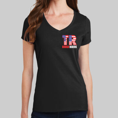 Women's Fan Favorite V Neck Tee - Pocket TR - Color Thumbnail