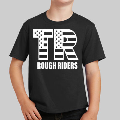 Youth Fan Favorite Tee - Full TR - White Thumbnail