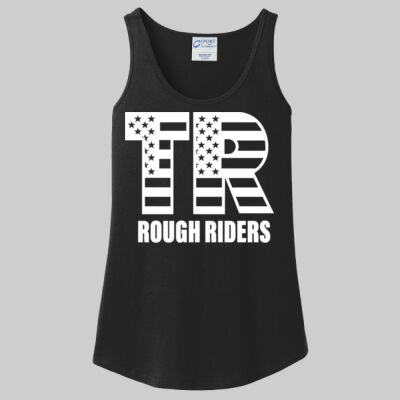 Women's Core Cotton Tank Top - Full TR - White Thumbnail