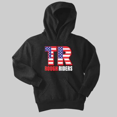 Youth Core Fleece Pullover Hooded Sweatshirt - Full TR - Color Thumbnail