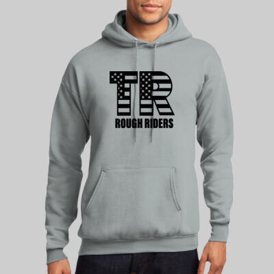 Core Fleece Pullover Hooded Sweatshirt - Full TR - Black Thumbnail