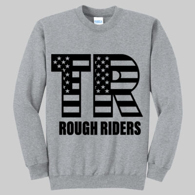 Core Fleece Crewneck Sweatshirt - Full TR - Black Thumbnail
