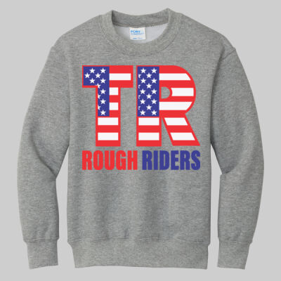 Youth Core Fleece Crewneck Sweatshirt - Full TR - Color Thumbnail