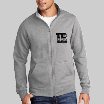 Core Fleece Cadet Full Zip Sweatshirt - Pocket TR - Black Thumbnail