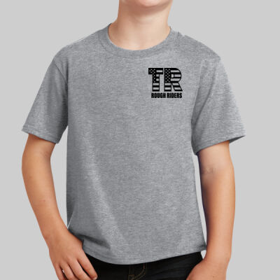Youth Fan Favorite Tee - Pocket TR - Black Thumbnail
