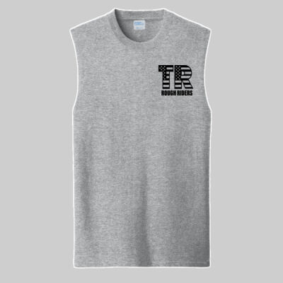 Core Cotton Sleeveless Tee - Pocket TR - Black Thumbnail