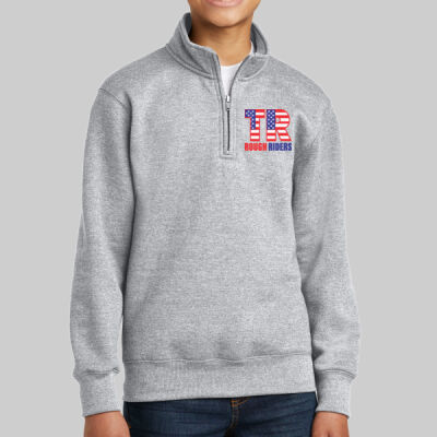 Youth Core Fleece 1/4 Zip Pullover Sweatshirt - Pocket TR - Color Thumbnail