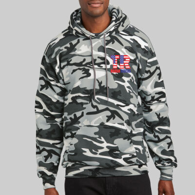 Core Fleece Camo Pullover Hooded Sweatshirt - Pocket TR - Color Thumbnail