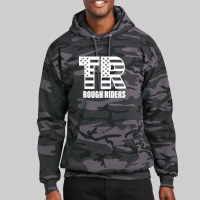 Core Fleece Camo Pullover Hooded Sweatshirt - Full TR - White Thumbnail