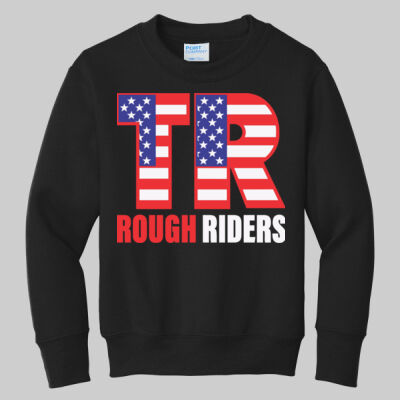 Youth Core Fleece Crewneck Sweatshirt - Full TR - Color Thumbnail