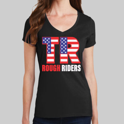 Women's Fan Favorite V Neck Tee - Full TR - Color Thumbnail