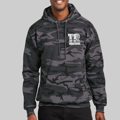 Core Fleece Camo Pullover Hooded Sweatshirt - Pocket TR - White Thumbnail