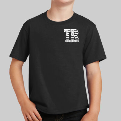 Youth Fan Favorite Tee - Pocket TR - White Thumbnail