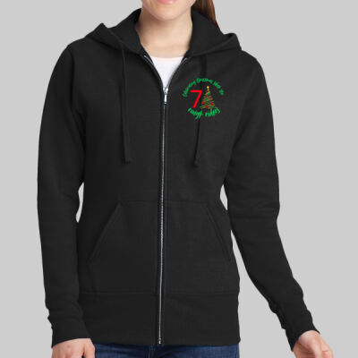 Women's Core Fleece Full Zip Hooded Sweatshirt - Carrier Tree Thumbnail