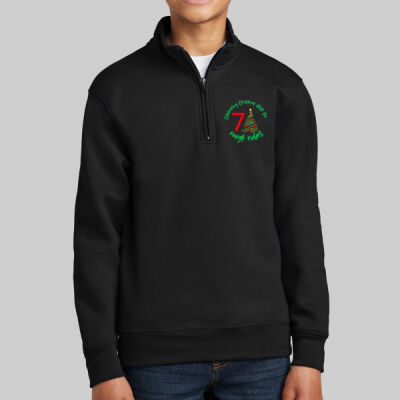 Youth Core Fleece 1/4 Zip Pullover Sweatshirt - Carrier Tree Thumbnail