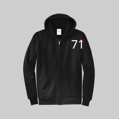 Core Fleece Full Zip Hooded Sweatshirt - Snow Globe Thumbnail