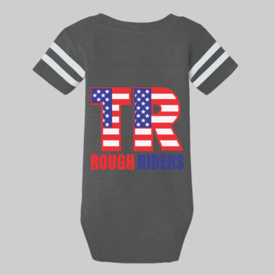 Infant Football Fine Jersey Bodysuit - TR - Color 2 Thumbnail