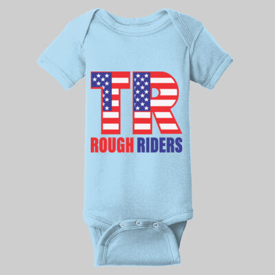 Infant Short Sleeve Baby Rib Bodysuit - TR - Color 2 Thumbnail