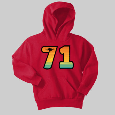 Youth Core Fleece Pullover Hooded Sweatshirt - Full 71 Thumbnail