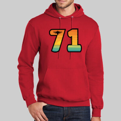 Tall Core Fleece Pullover Hooded Sweatshirt - Full 71 Thumbnail