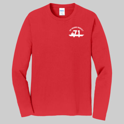 Long Sleeve Fan Favorite Tee - RED Thumbnail