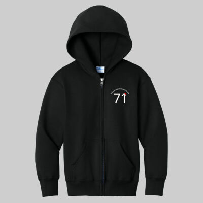Youth Core Fleece Full Zip Hooded Sweatshirt - Rose & Anchor Thumbnail