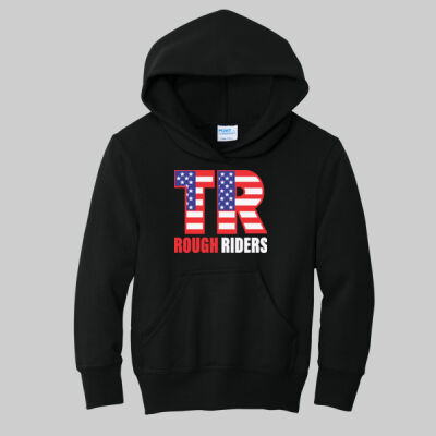 Youth Core Fleece Pullover Hooded Sweatshirt - Full TR - Color Thumbnail