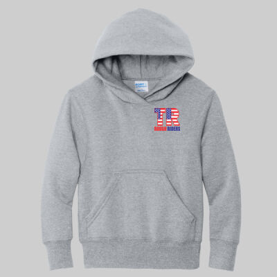 Youth Core Fleece Pullover Hooded Sweatshirt - TR Pocket TR - Color Thumbnail