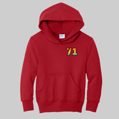 Youth Core Fleece Pullover Hooded Sweatshirt - Pocket 71 Thumbnail