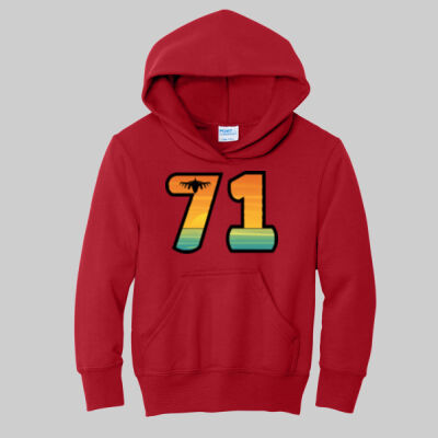 Youth Core Fleece Pullover Hooded Sweatshirt - Full 71 Thumbnail