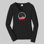 Women's Long Sleeve Fan Favorite V Neck Tee - TR Thumbnail