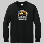 Youth Long Sleeve Core Cotton Tee - TR Thumbnail