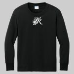 Youth Long Sleeve Core Cotton Tee - TR Thumbnail