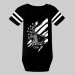 Infant Football Fine Jersey Bodysuit - TR Thumbnail