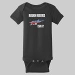 Infant Short Sleeve Baby Rib Bodysuit - TR Thumbnail