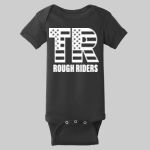 Infant Short Sleeve Baby Rib Bodysuit - TR Thumbnail