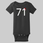 Infant Short Sleeve Baby Rib Bodysuit - TR Thumbnail