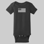 Infant Short Sleeve Baby Rib Bodysuit - TR Thumbnail