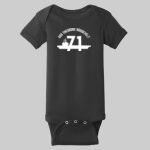 Infant Short Sleeve Baby Rib Bodysuit - TR Thumbnail