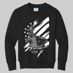 Youth Core Fleece Crewneck Sweatshirt - TR Thumbnail